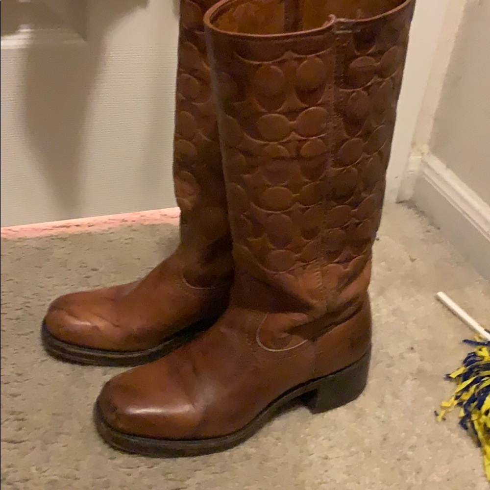 Coach boots by Frye